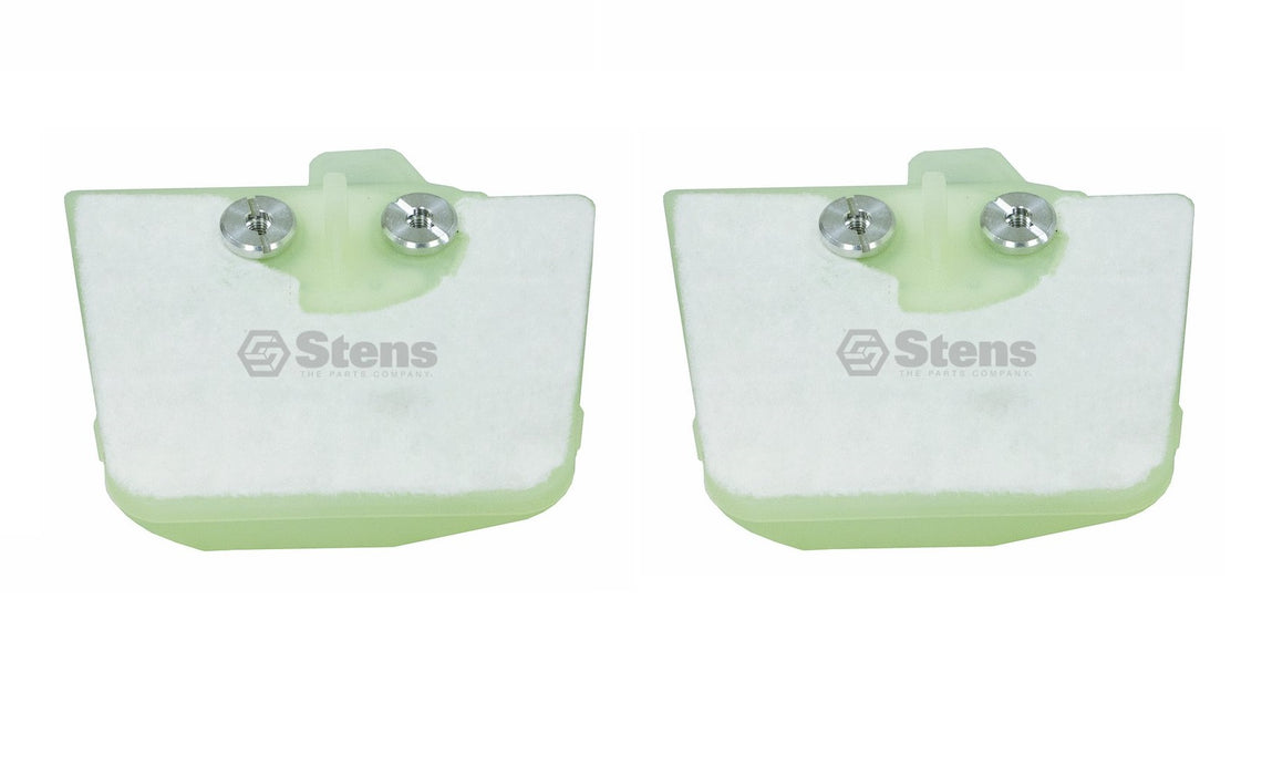 2 Pack Stens 605-502 Air Filter for Stihl 1125-120-1626 034 036 MS340 MS360