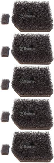 5 Pack Stens 605-817 Air Filter Fits Multiquip 362456610