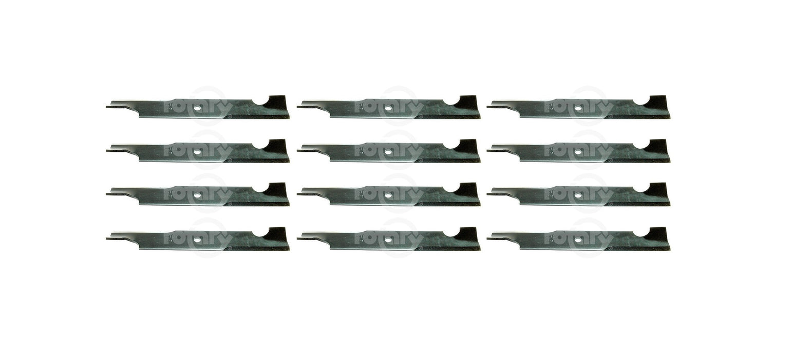 12 Pack High-Lift Lawn Mower Blades Fits Exmark 633483