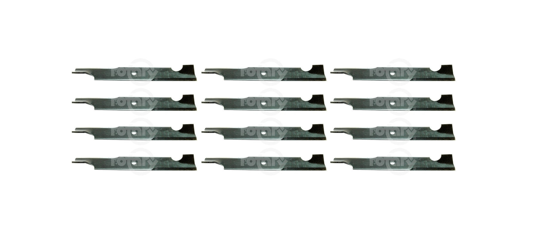 12 Pack High-Lift Lawn Mower Blades Fits Exmark 633483