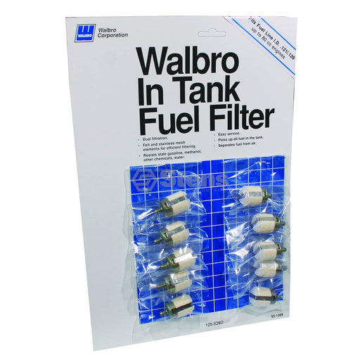 Stens 610-129 OEM Fuel Filter Display Walbro 125-528D