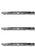 3 PK Mulcher Blade Fits Snapper 7024741BZ 7024741AYP 7016982 1-6982 33" RER