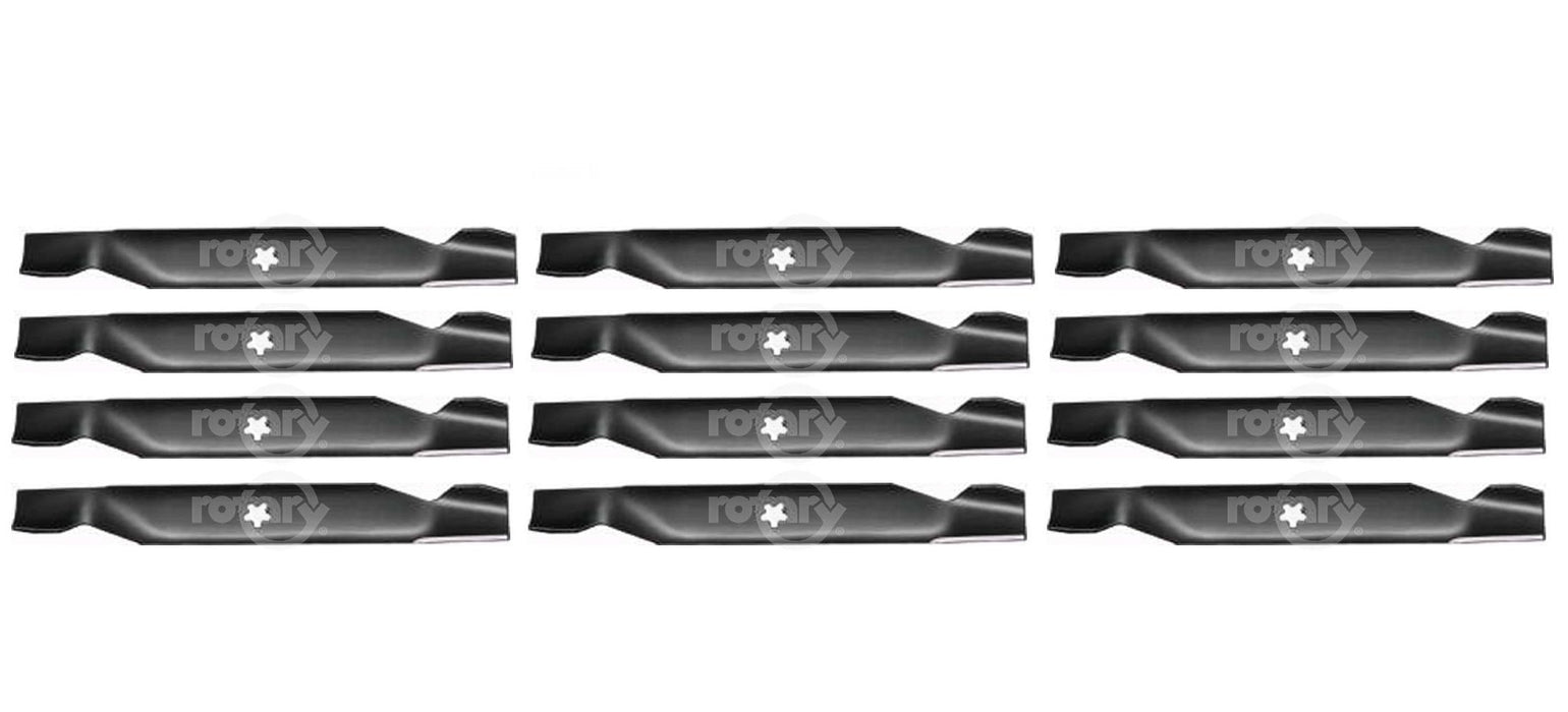 12 Pack Blades Fits AYP Roper Sears 138496