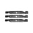 3 Pack Blades Fits AYP Roper Sears 138496