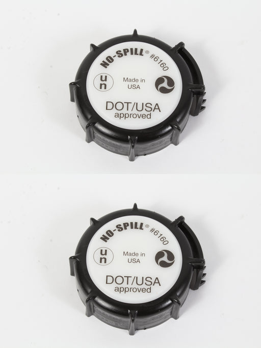 2 Pack Genuine No-Spill 6160 DOT Approved Fuel Gas Cap