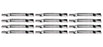 12 Pack Standard-Lift Heavy Duty Lawn Mower Blades Fits Windsor 50-4080