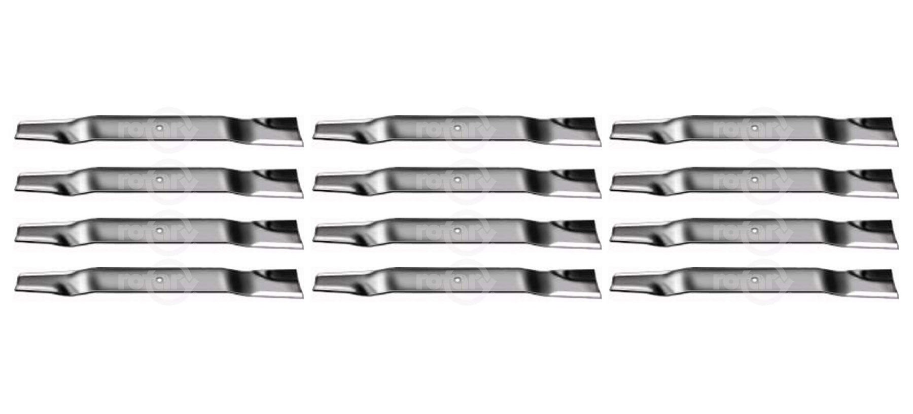 12 Pack Standard-Lift Heavy Duty Lawn Mower Blades Fits Windsor 50-4080