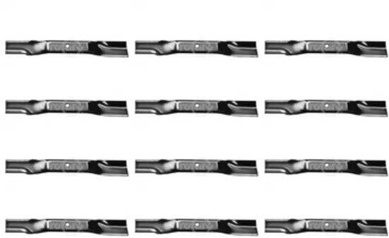 12 Pack Blade 21"X 5/8"Mulcher Lower Blade Fits Walker