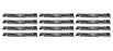 12 Pack Lawn Mower Blades Fits Dixie Chopper 30227-60H