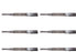6 PK Blade Low-Lift Fits Gravely 038946 20656100 20656151 Hustler 793794 Exmark