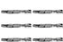 6 PK Mulch Blade Fits Gravely 052927 08866700 08866751 8866751 Pro 36