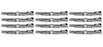 12 Pack Lawn Mower Blades Fits Windsor 50-4420 51-2035