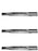 3PK High-Lift Blades 20-1/2"X 1/2" Fits Exmark 1-613072 103-3232-S 603283 613072