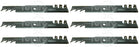 6 Pack Copperhead Heavy Duty Mulching Blades For Scag 481707 18" 5/8"CH 2-1/2"W