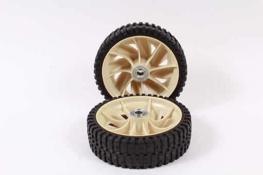 2 Pack Genuine MTD 634-04346 7" Wheel Fits Bolens Craftsman Huskee Yard Man