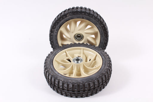 2 Pack Genuine MTD 634-04347 8" Wheel ASM Fits Bolens Craftsman Huskee Yard Man