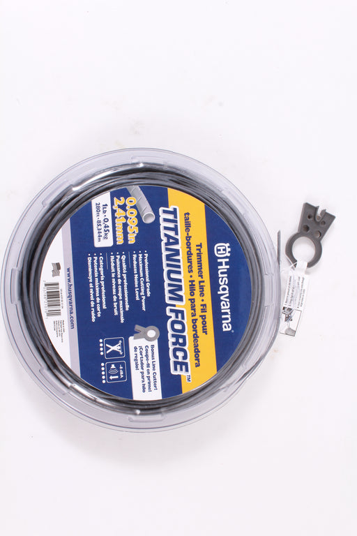 Husqvarna 639005104 Commercial Grade Titanium Force .095" 1lb Trimmer Line Spool