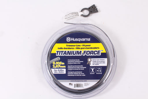 Husqvarna 639005105 Commercial Grade Titanium Force .105" 1lb Trimmer Line Spool