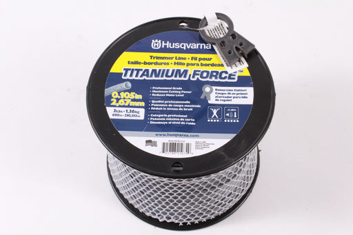 Husqvarna 639005107 Commercial Grade Titanium Force .105" 3lb Trimmer Line Spool