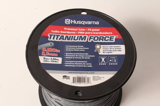 Husqvarna 639005108 Commercial Grade Titanium Force .130 3lb Trimmer Line Spool