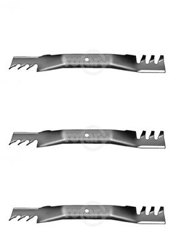 3 Pack Copperhead Mulching Blade For Walker 22"X 5/8"