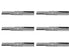 6 Pack Blade 20-11/16"X 5/8" Right Hand Cut High-Lift Fits Woods