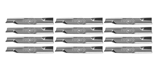 12 Pack High-Lift Lawn Mower Blades Fits Dixie Chopper 30227-60H