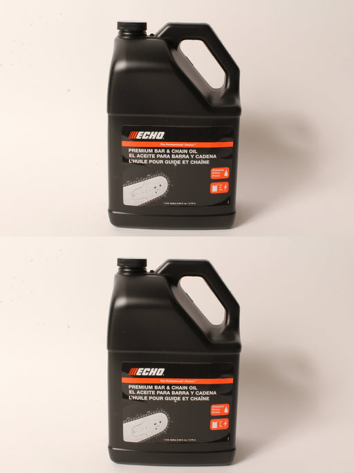 2 PK Genuine Echo 6459007 1 Gallon Jug Premium Bar & Chain Oil Lube