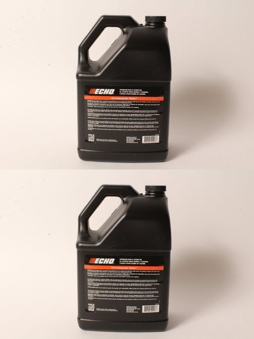 2 PK Genuine Echo 6459007 1 Gallon Jug Premium Bar & Chain Oil Lube