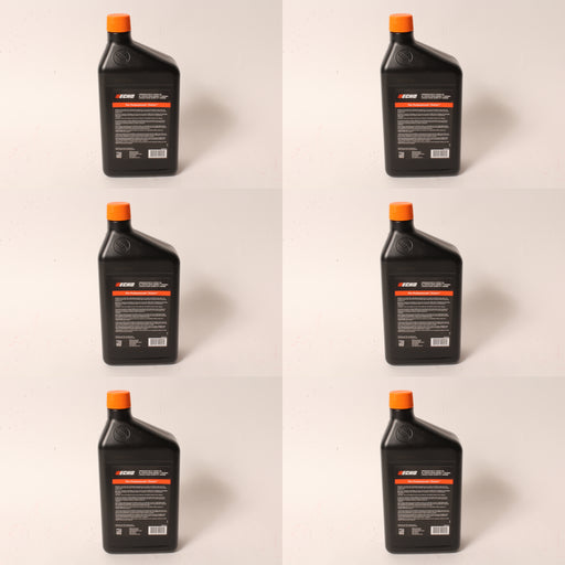 6 PK Genuine Echo 6459012 1 Quart Bottle Premium Bar & Chain Oil Lube