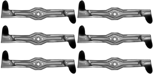 6 Pack Blade 21"X 6 Point Star Left Hand Rotation Fits Ayp