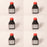 6 PK Echo 6550001 Red Armor 2.6 oz 2-Cycle Oil Blend Mix for 1 Gallon 50:1