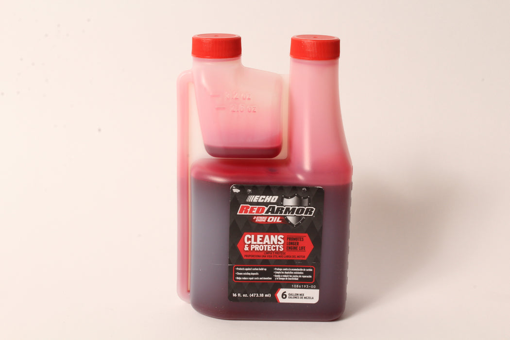 Echo 6550006 Red Armor 16 oz 2-Cycle Oil Blend Mix Squeeze Bottle 50:1