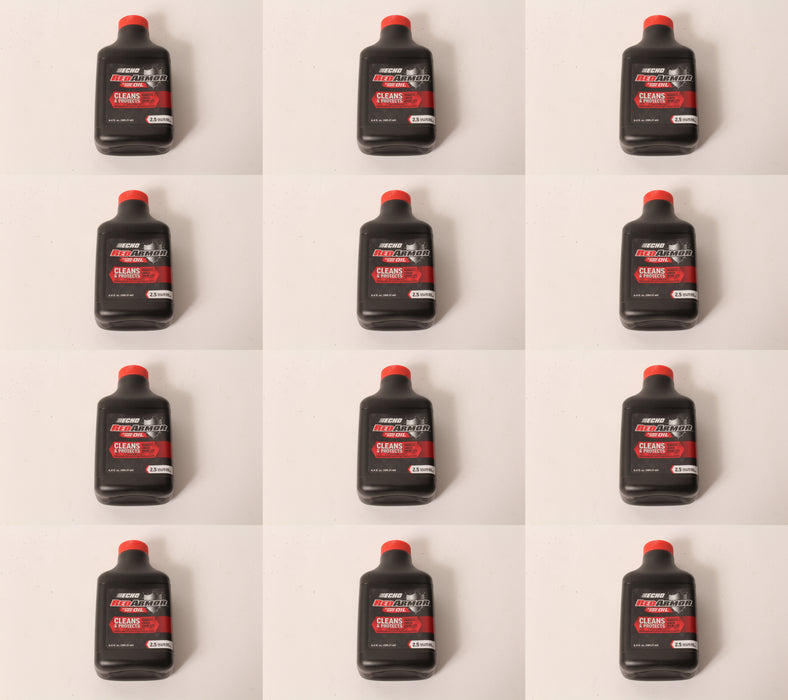 12 PK Echo 6550025 Red Armor 6.4 oz 2-Cycle Oil Blend Mix for 2-1/2 Gallons 50:1