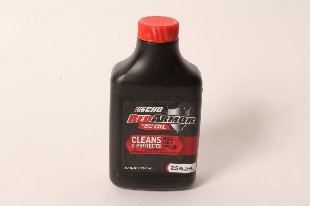 Echo 6550025 Red Armor 6.4 oz 2-Cycle Oil Blend Mix for 2-1/2 Gallons 50:1