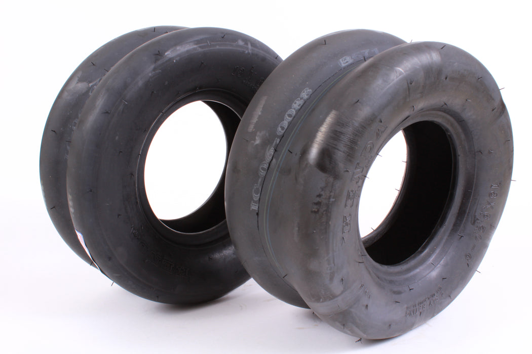 2 Pack Martin Wheel 656-4SM-I K404 Smooth 13x650-6 13 x 6.50-6 Tire ONLY