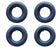 4 PK Inner Tube 3.00x8 Straight Valve Stem