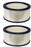 2 PK Air Filter Fits Onan 140-2523 140-1911 24 HP Engines