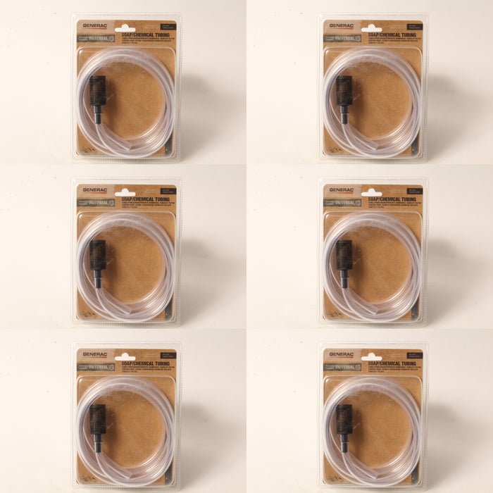 6 PK Genuine Generac 6645 Soap & Chemical Tubing & Filter OEM