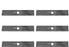 6 PK Edger Blade 8-1/2" X 9/16" "D" Unsharpened Fits Poulan 530095086