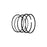 Rotary 6804 Piston Ring Set 12hp (+030) For Kohler