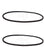 2 PK Drive Belt Fits Simplicity Allis Chalmers 1703466SM 1665638