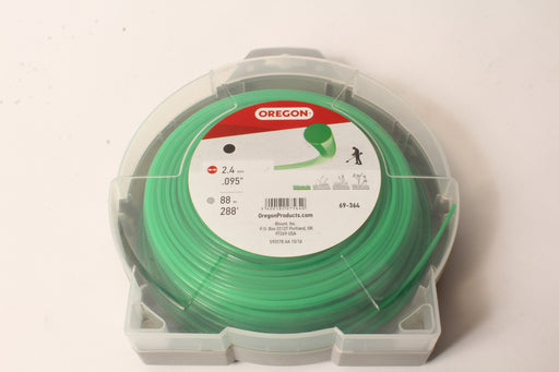 Oregon 69-364 Round Green String Trimmer Line .095 1lb Donut 288 ft.