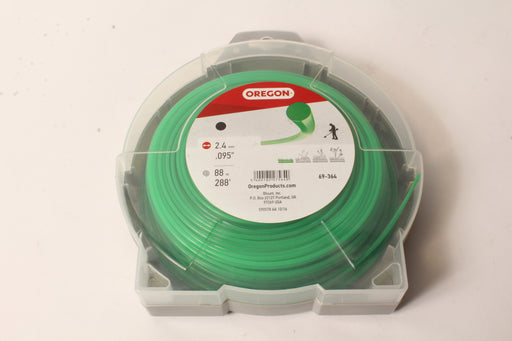 Oregon 69-364 Round Green String Trimmer Line .095 1lb Donut 288 ft.