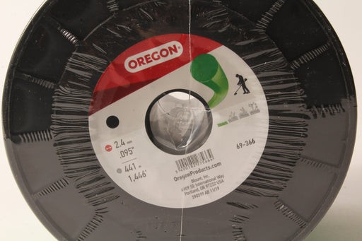 Oregon 69-366 Round Green String Trimmer Line .095 5lb Spool 1446 ft.