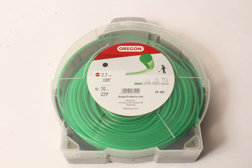 Oregon 69-382 Round Green String Trimmer Line .105 1lb Spool 229 ft.