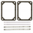 Briggs & Stratton 690971 Rocker Cover Gasket & 597785 690982 Push Rod Set OEM