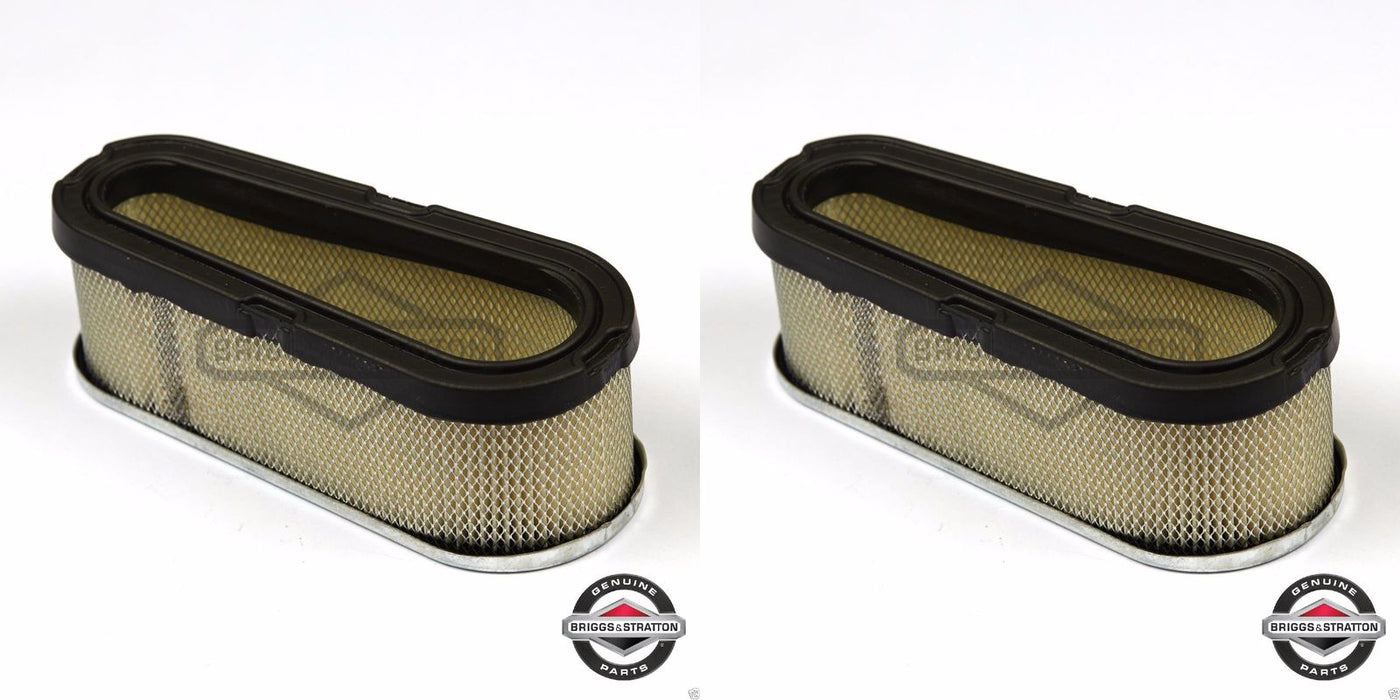 2 Pack Genuine Briggs & Stratton 691667 Air Filter Replaces 493910 OEM