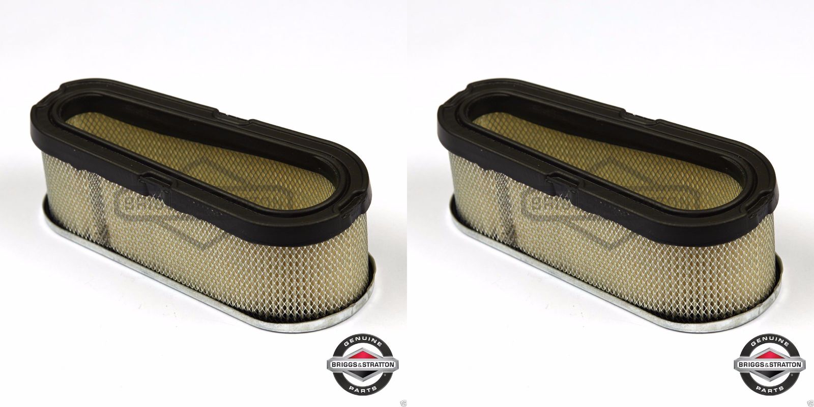 2 Pack Genuine Briggs & Stratton 691667 Air Filter Replaces 493910 OEM