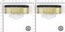 2 Pack Genuine Briggs & Stratton 691667 Air Filter Replaces 493910 OEM